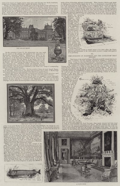 ブレナム宮殿図解 作： Henry Edward Tidmarsh